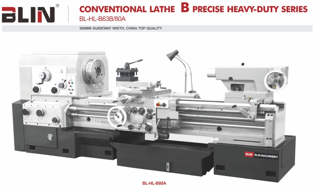 Heavy Duty Metal Bench Conventional Lathe for Metal (BL-HL-B63B/80A)