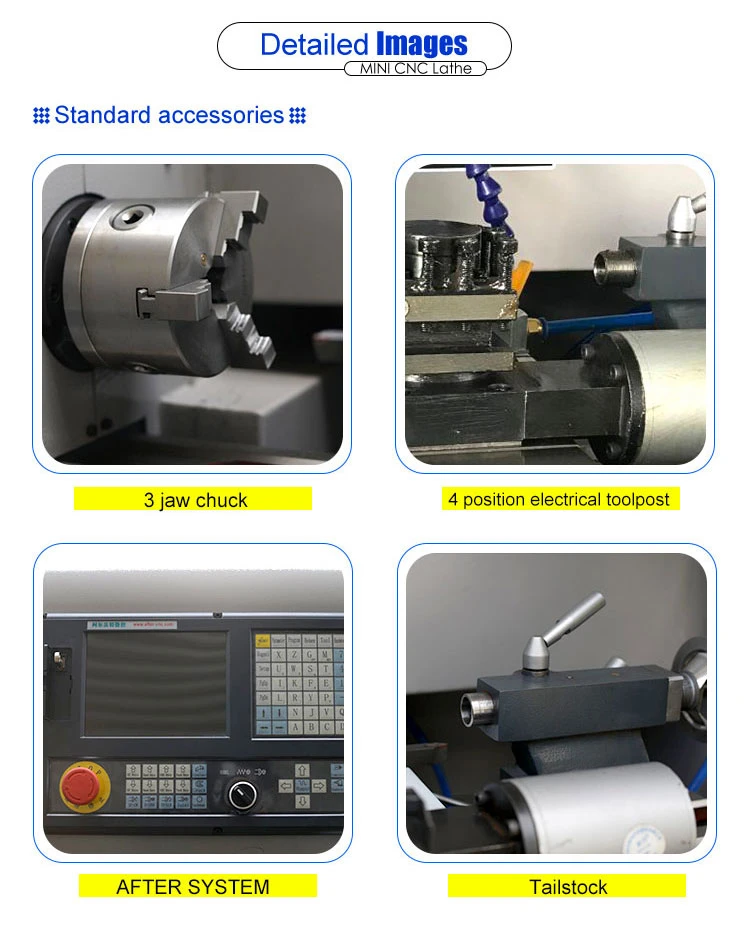 CNC lathe machine CNC210 for school education and hobby use