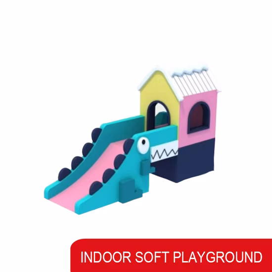 Équipement d'éducation de la petite enfance en plastique d'intérieur pour aire de jeux en plastique