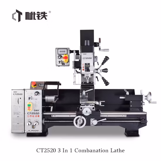 Tour combiné Fraiseuse CT2520 Tour manuel
